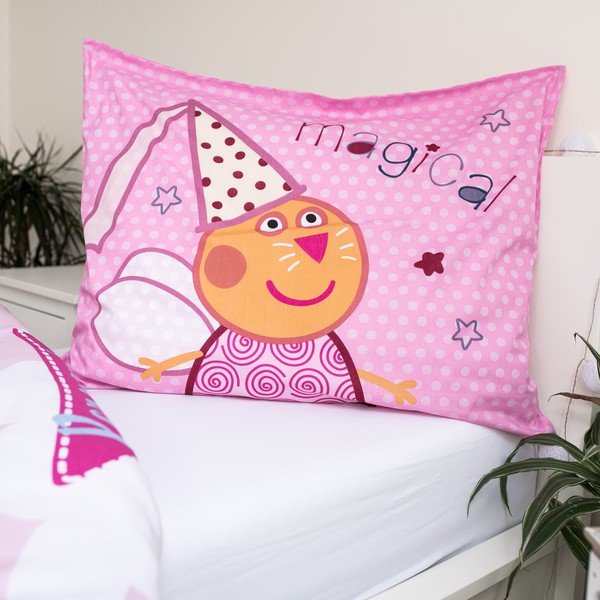 Roza otroška bombažna posteljnina Jerry Fabrics Peppa Pig, 140 x 200 cm-image-4