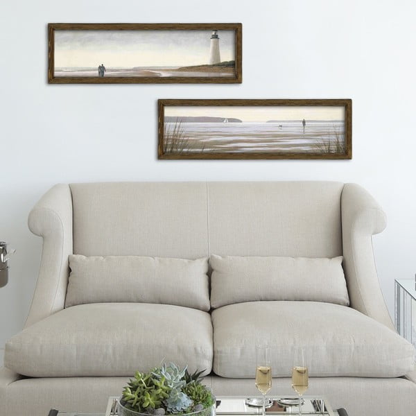 Slike v kompletu 2 ks 70x19 cm Shore – Wallity-image-1