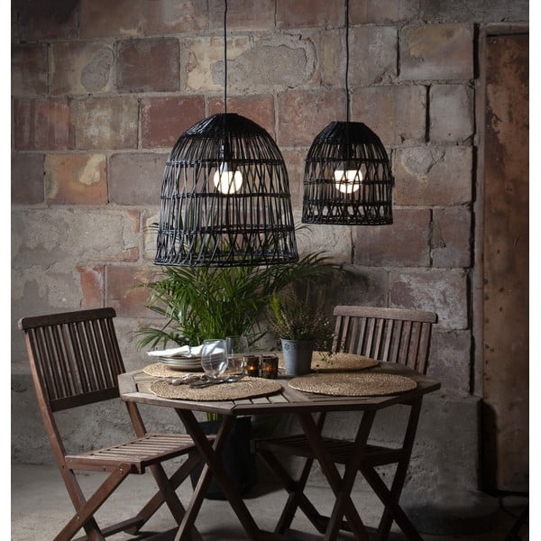 Črno senčilo ø 48 cm Knute – Star Trading-image-3