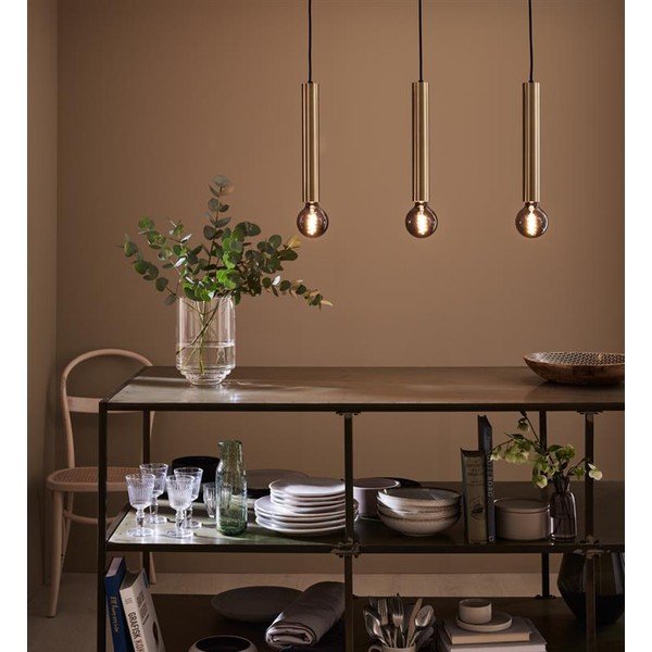 Zlata viseča stropna svetilka Markslöjd Sencillo, dolžina 75 cm-image-2