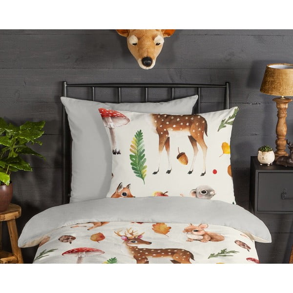 Flanelna otroška posteljnina 140x200 cm - Good Morning-image-2