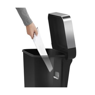 Plastični koš za odpadke s pedalom 45 l - simplehuman