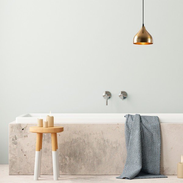 Viseča svetilka v zlati barvi s kovinskim senčilom ø 18 cm Tattoo – Opviq lights-image-1