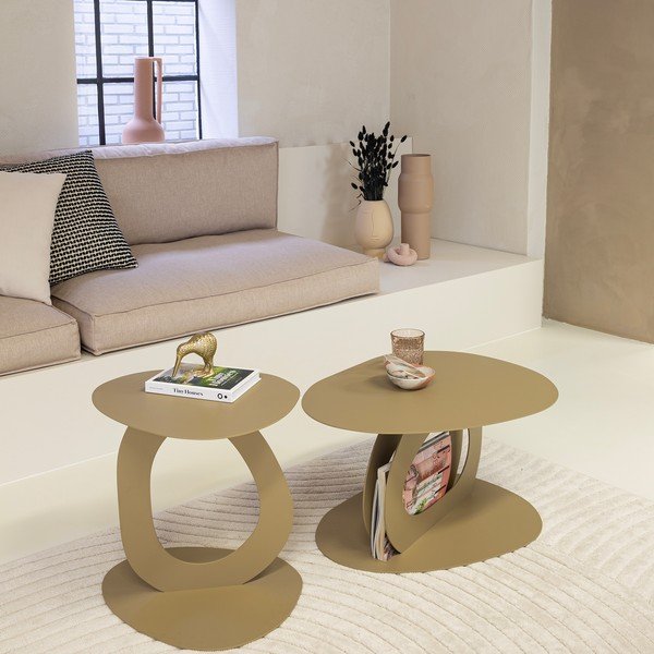 Kovinska stranska mizica 39x46 cm Alto – Spinder Design-image-1