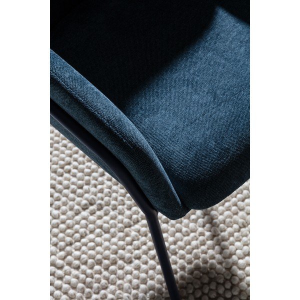 Modri oblazinjeni jedilni stoli v kompletu 2 ks Aslin – MOME-image-4