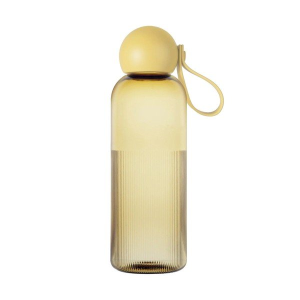 Rumena steklenica za vodo za na pot iz reciklirane plastike 600 ml Ture – Sagaform