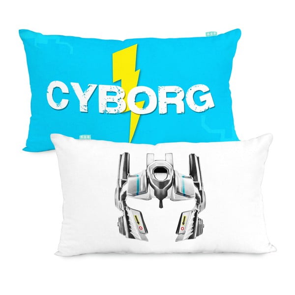 Reverzibilna prevleka za vzglavnik Cyborg, 50x30 cm
