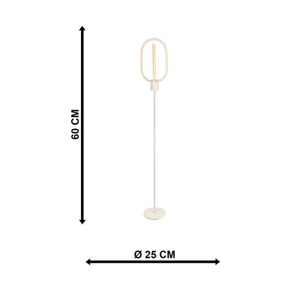 Bela LED stoječa svetilka (višina 132 cm) Goktug – Squid Lighting-image-4