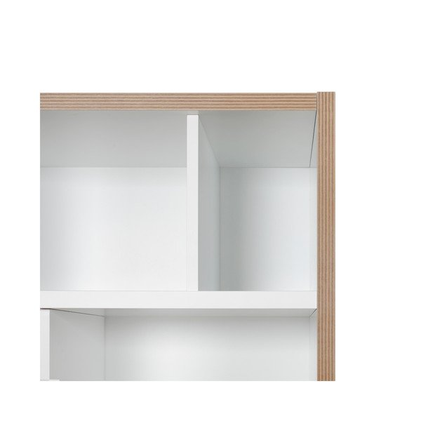Bela knjižna polica, širina 72 cm Group - TemaHome-image-4