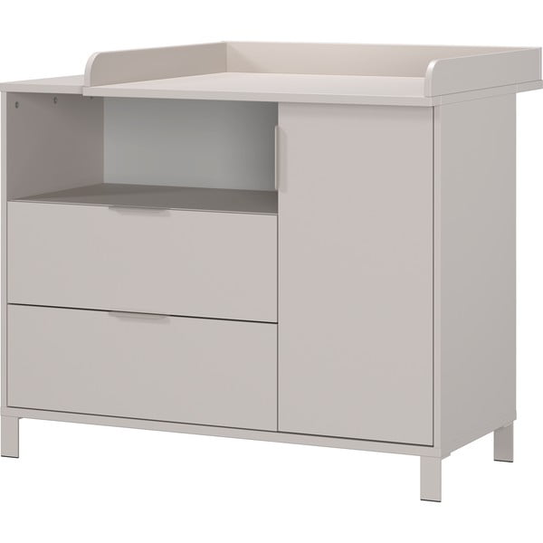 Kremno bela otroška komoda s previjalnim pultom 115x102x77 cm Alkmaar – Germania