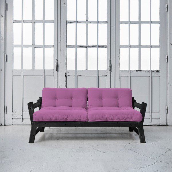 Spremenljiv kavč Karup Step Black/Taffy Pink-image-1