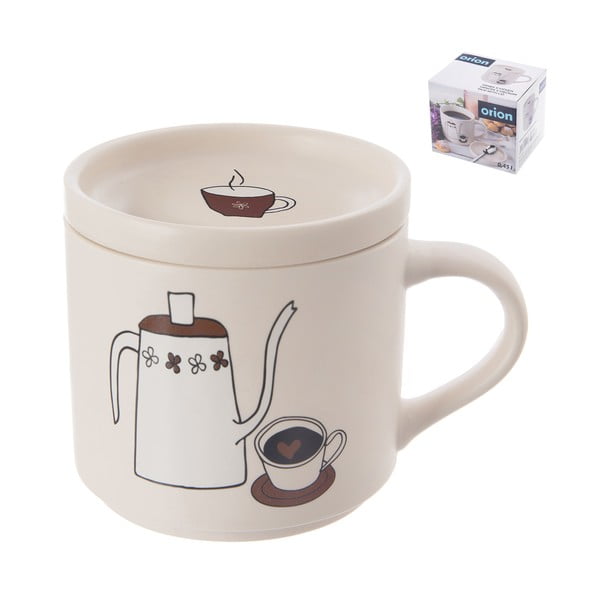 Bela porcelanasta skodelica 450 ml – Orion-image-2