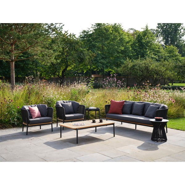 Temno siv vrtni kavč Omer – Diphano-image-1