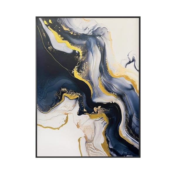 Slika z ročno naslikanimi elementi 70x100 cm Sky – Styler