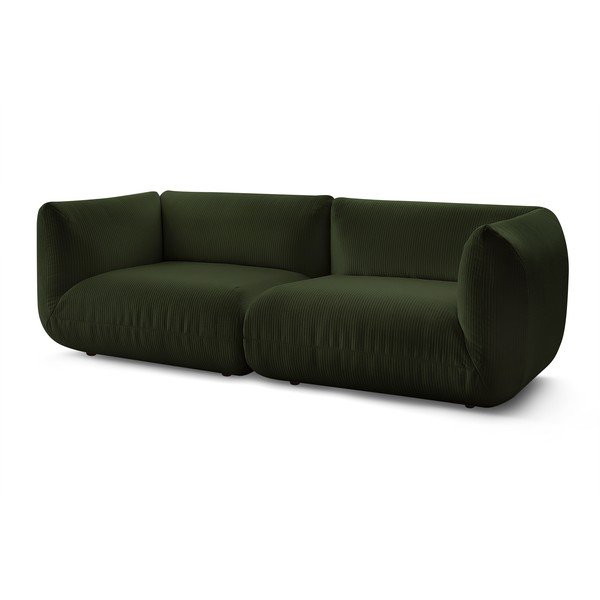 Zeleni žametni kavč 260 cm Lecomte - Bobochic Paris-image-3