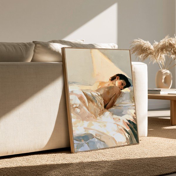 Tiskana slika z okvirjem/na platnu 70x100 cm Dreamy Rays – Styler-image-1