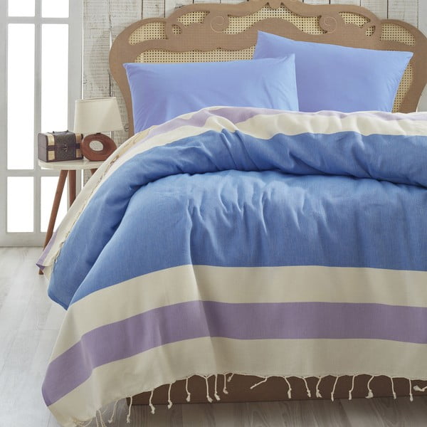 Prevleka za posteljo Buldan Blue, 200x235 cm