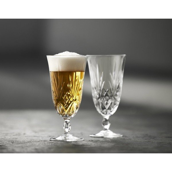 Pivski kozarci v kompletu 4 ks 400 ml Melodia – Lyngby Glas-image-2
