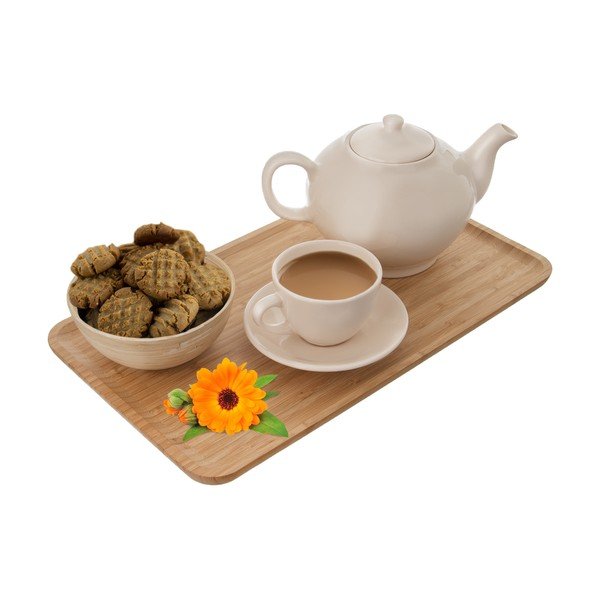 Rjav bambusov servirni pladenj Orion, 25 x 44 cm-image-1