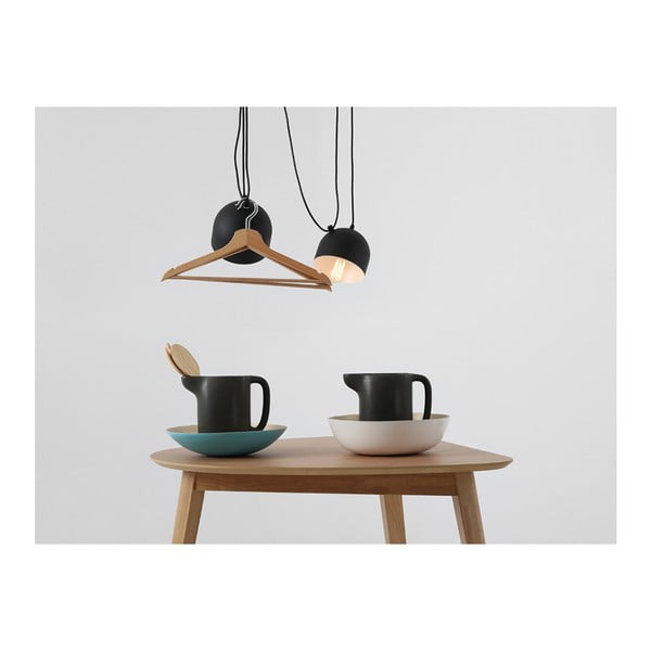 Črna dvojna viseča svetilka CustomForm Popo-image-1