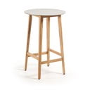 Balkonska mizica iz evkaliptusovega lesa Kave Home Giorgia, ⌀ 70 cm