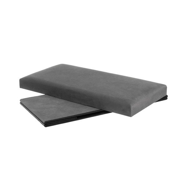 Temno siv žameten tabure Estela – Casa Selección-image-2