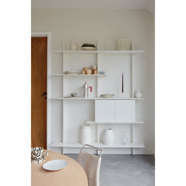 Bel sistem modularnih polic 162x190 cm Bridge – Tenzo-image-4