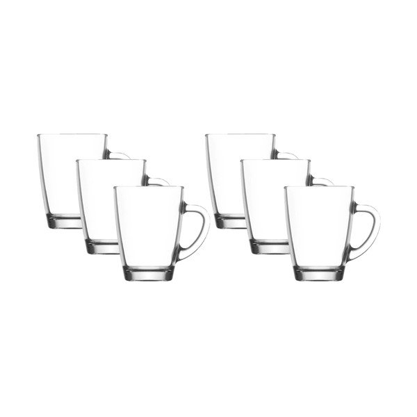 Steklene skodelice v kompletu 6 ks 300 ml – Hermia