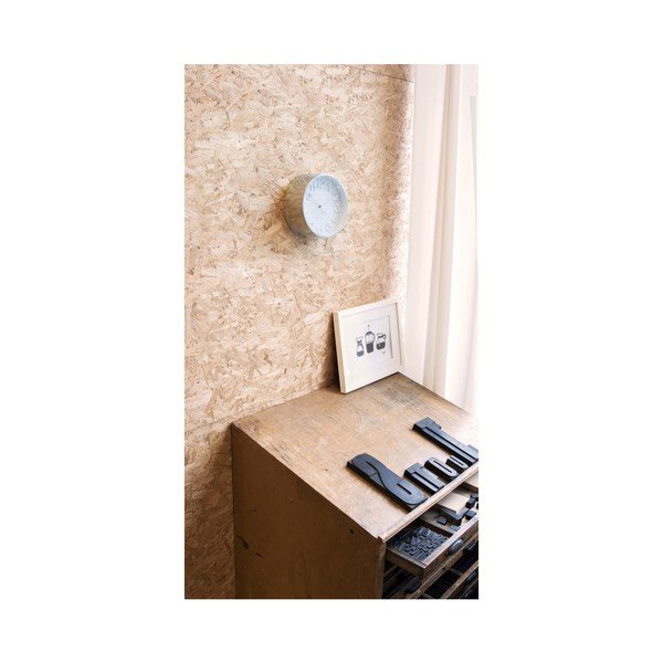 Stenska ura s srebrnimi detajli Karlsson Stout, ⌀ 22 cm-image-2