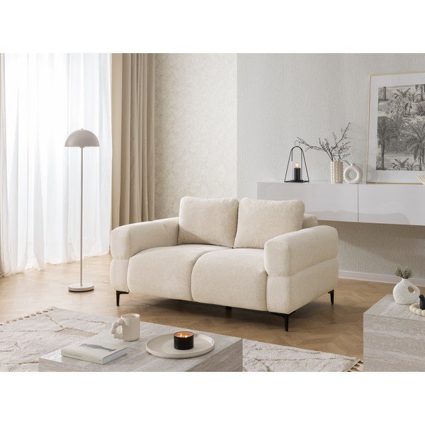 Kremno bela sedežna garnitura 154 cm Helio – Ropez-image-2
