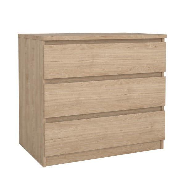 Komoda v hrastovem dekorju 77x70x50 cm Naia – Tvilum-image-2