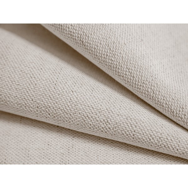 Kremno bela oblazinjena zakonska postelja s prostorom za shranjevanje/brez vzglavja z letvenim dnom 140x200 cm Susan – Micadoni -image-4