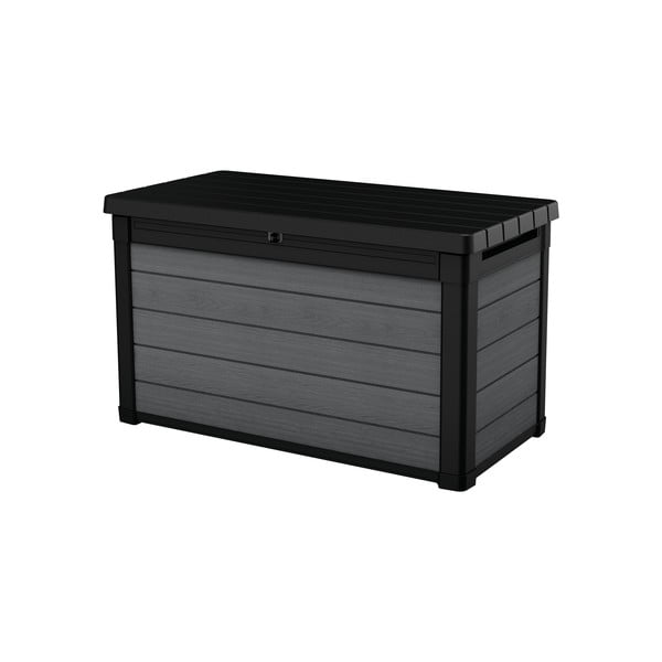 Temno siva plastična vrtna škatla za shranjevanje Cortina – Keter