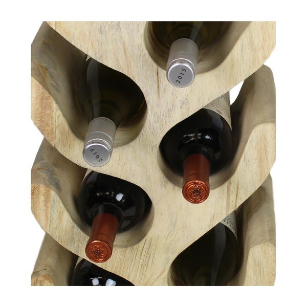 Stojalo za vino iz eksotičnega lesa za 6 steklenic - HSM collection-image-3