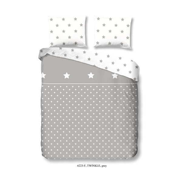 Flanelno bombažno posteljno perilo za eno osebo Dobro jutro Twinkle, 140 x 200 cm