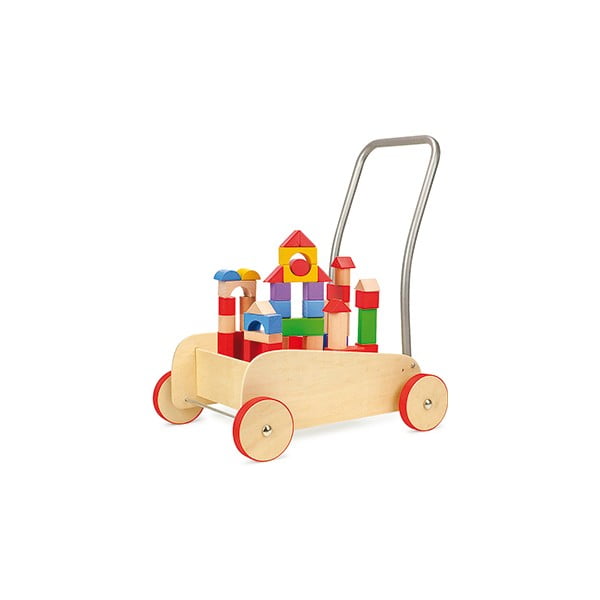 Legler Walker lesene igrače bloki voziček