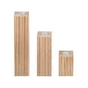 Leseni svečniki v kompletu 3 ks Dreva – Blomus