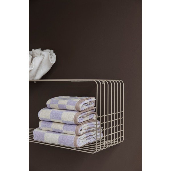 Bež večnivojska kovinska polica 70 cm Wire – Mette Ditmer Denmark-image-1