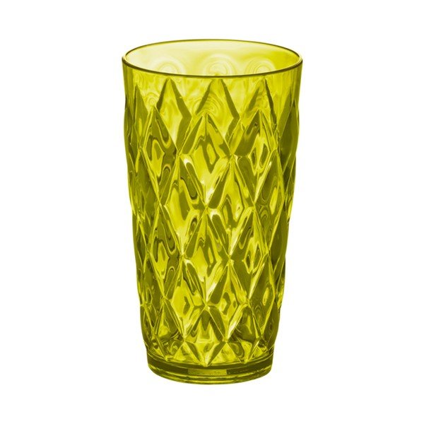 Olivno zelen plastični kozarec Koziol, 450 ml