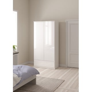Bela garderobna omara 99x201 cm Naia - Tvilum