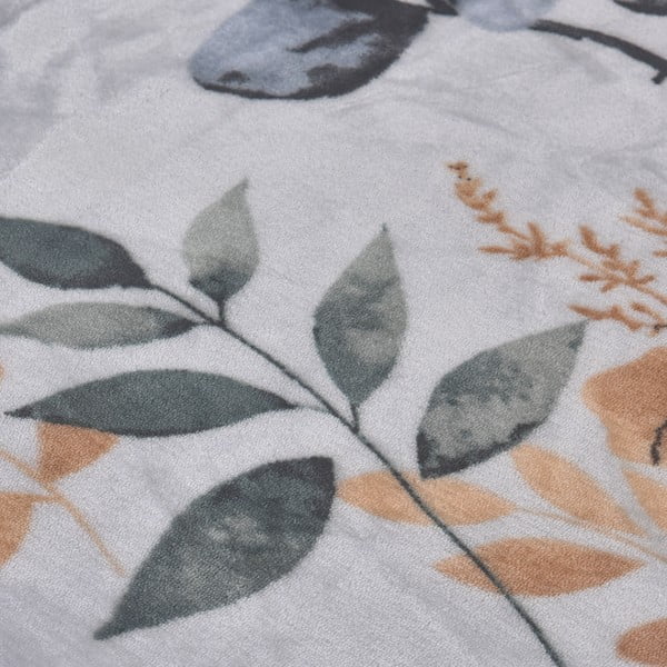 Prašno modra enojna posteljnina iz mikropliša 140x200 cm Greta – My House-image-3