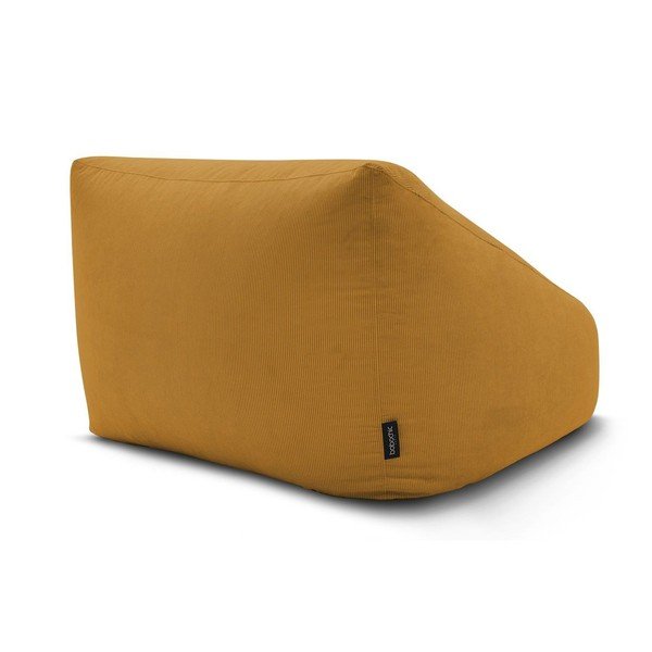 Rumena vreča za sedenje iz rebrastega žameta Lilibet – Bobochic Paris-image-4