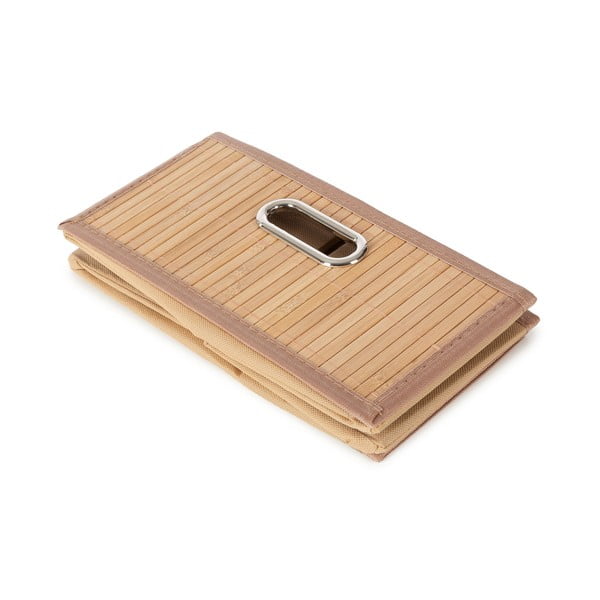 Škatla za shranjevanje iz bambusa v naravni barvi 31x31x15 cm – Compactor-image-3