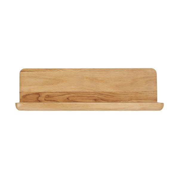Polica iz masivnega hrasta v svetli naravni barvi 40 cm Salina – House Nordic-image-3