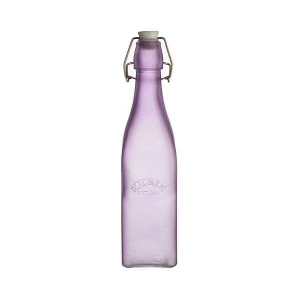 Vijolična steklenica za mleko s Kilnerjevo sponko, 0,55 l