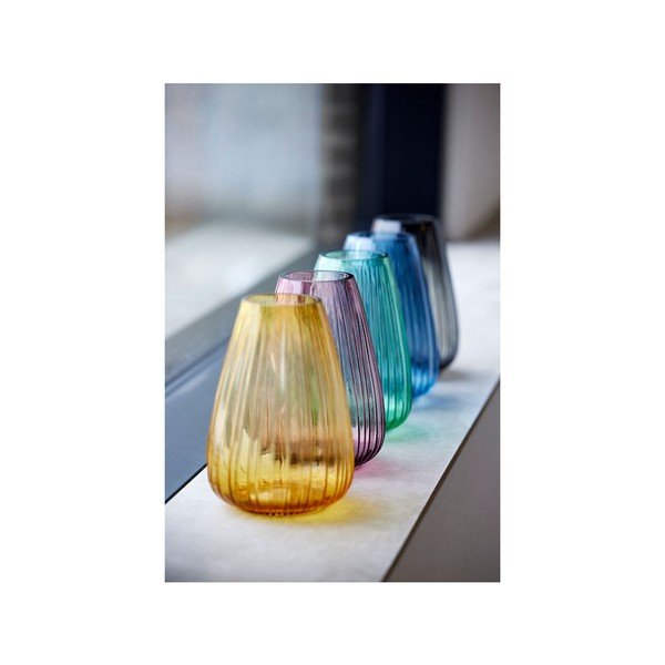 Vaza iz modrega stekla Bitz Kusintha, višina 22 cm-image-3