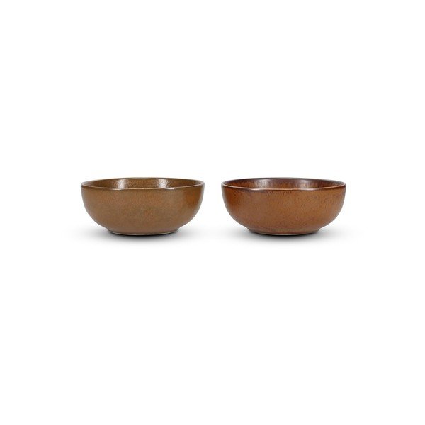 Rjava porcelanasta skledica za juho 710 ml Ovio – BonBistro-image-2