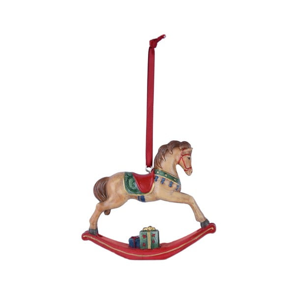 Rjava viseča dekoracija Ego Dekor Rocking Horse