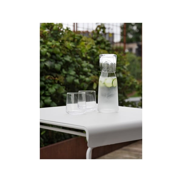 Bela kovinska jedilna miza 58x75 cm A-Café – Zone-image-4