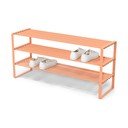 Rožnato-oranžna jeklena omarica za čevlje 100x48,5x29 cm Rex – Spinder Design